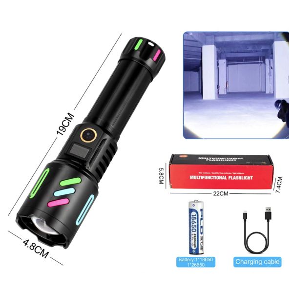 Фонарь  1143-WHITE LASER LED PM10-TG
