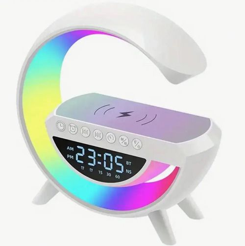 Light Sound Machine BT-3401, RGB нічник, годинник