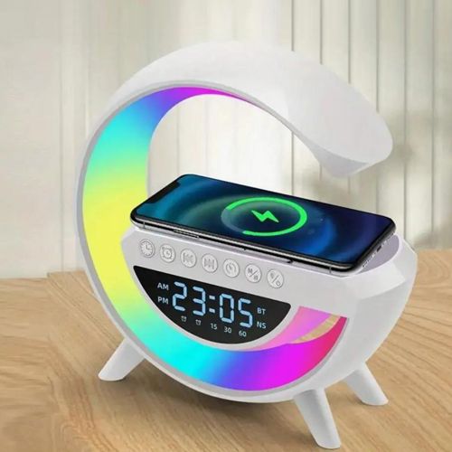 Light Sound Machine BT-3401, RGB нічник, годинник