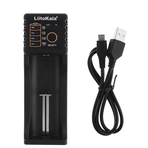 Зарядка для 18650 LiitoKala Lii-100B, 1xААА/АА/14500/16340/18650