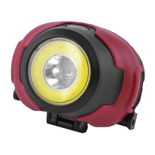 Фонарь налобный 1802-COB+LED