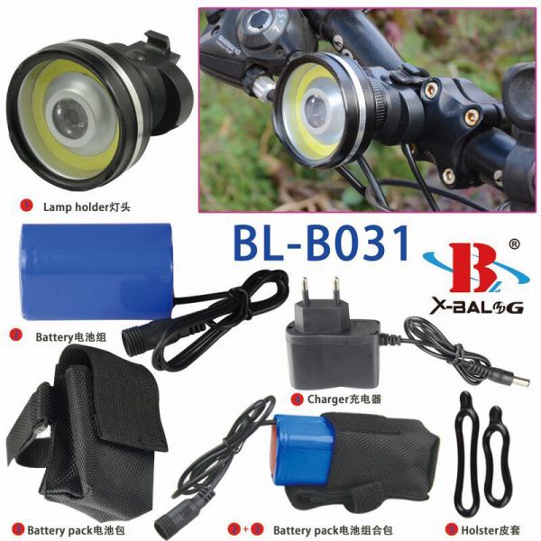 Ліхтар на велосипед Bailong BL-B031-COB