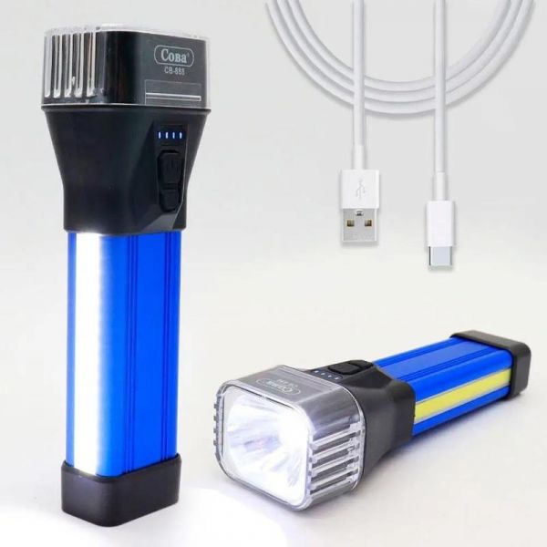 Фонарь Coba CB-888 5Вт+COB+SMD