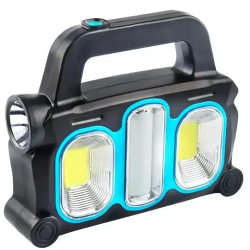 Фонарь переносной HB-6168-LED+2COB, power bank