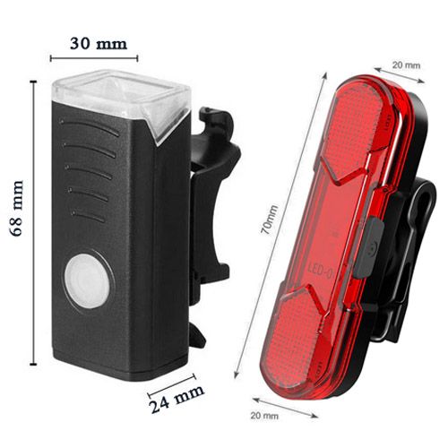 Велофара BSK-HY027-XPG, STOP-5SMD(red)