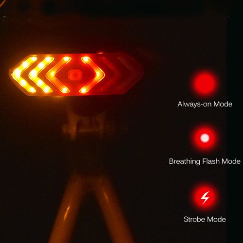 Велофонарь LY-0828 "STOP" (red-yellow)