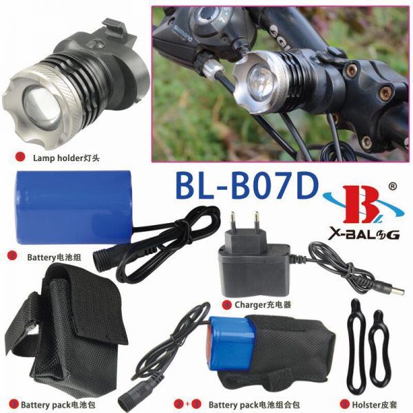Велофонарь Bailong BL-B07D-T6