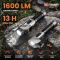 Тактический фонарь YEMAO YM-F303X, 1600LM, аккумуляторы 2x21700 (2x5000 mAh), поворотная голова