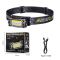 Ліхтар налобний YY-19С-5led+COB(white+yellow+red)