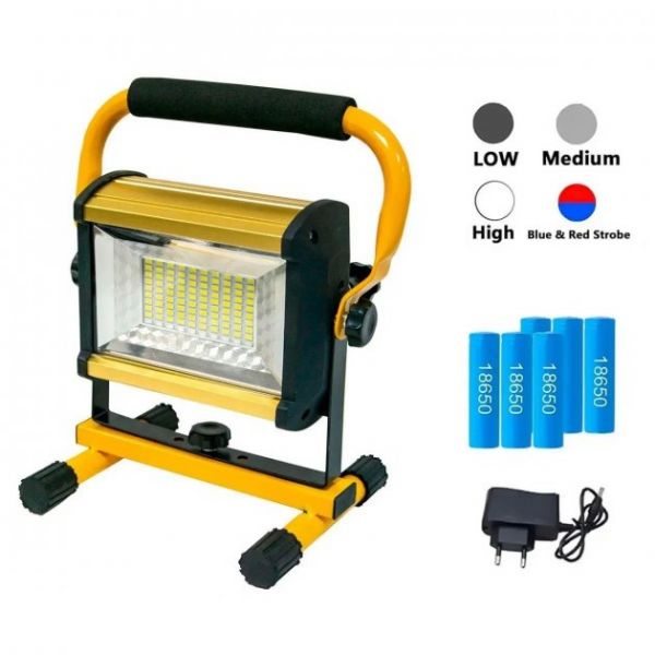 Прожектор Police LED W808 100W (SMD) + 6x18650