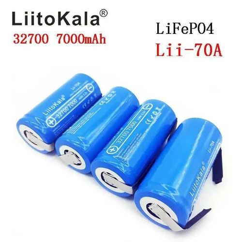 Аккумулятор LiFePO4 32700 Liitokala Lii-70A 7000mah 3.2V 30A Под пайку