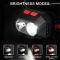 Фонарь налобный PLD-SL02-XPG(white+red)