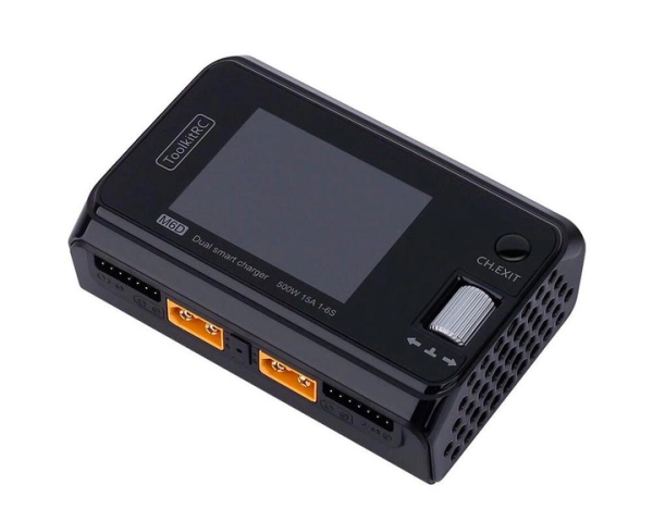 Зарядное устройство ToolkitRC M6D 250W 15A x 2 двухпортовое 1-6S