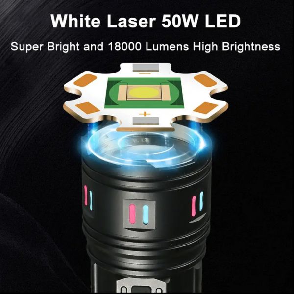 Фонарь  AK177-WHITE LASER LED PM60-TG