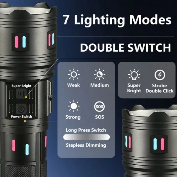 Фонарь  AK177-WHITE LASER LED PM60-TG