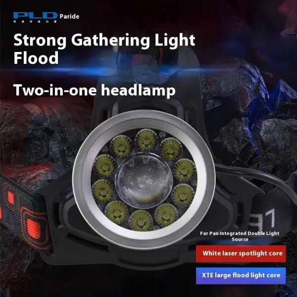 Фонарь налобный CT021 10+1 ULTRA LED