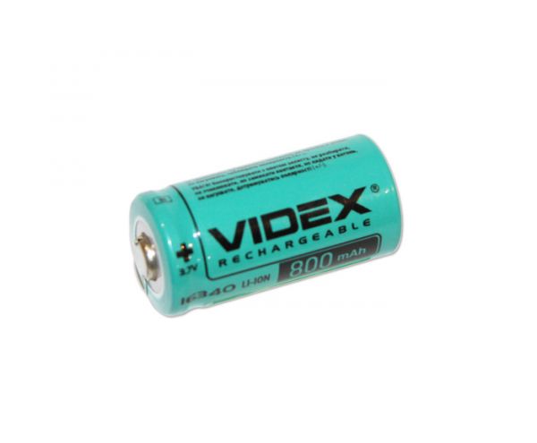 Аккумулятор Videx 16340 800 mAh