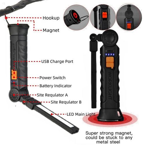 Фонарь WORKLIGHT-G51-LED+COB