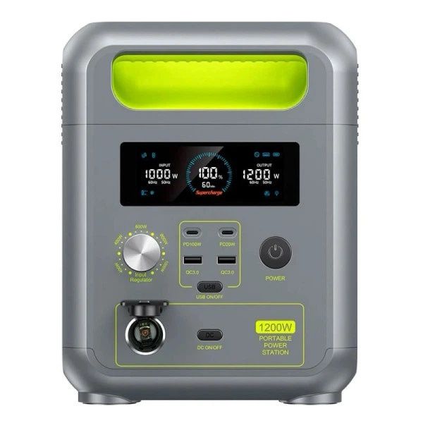 Зарядна станція Fossibot F1200 1200 Вт, 1024 Вт*год (для дому, UPS, ДБЖ), зелена