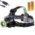 Ліхтар налобний Bailong BL-6677 USB V2 /T106-T6+COB