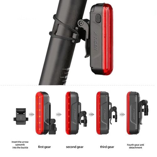 Велофонарь LEADBIKE LD80-6LED с лазерной разметкой — фото 2