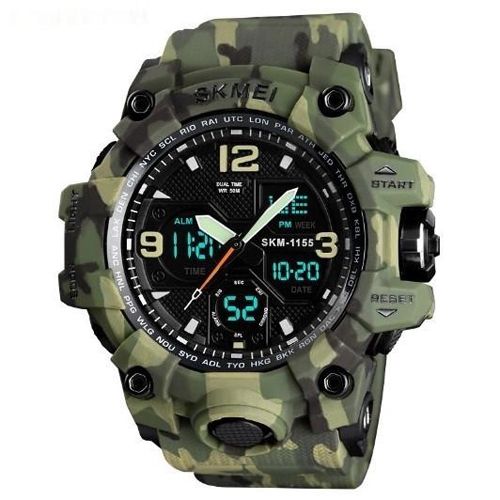 Годинник наручний 1155BCMGN SKMEI, GREEN CAMO (9733)