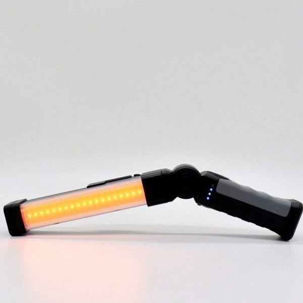 Фонарик поворотный 1500 мАч на аккумуляторе с USB, на магните с крючком Multifunctional Worklight