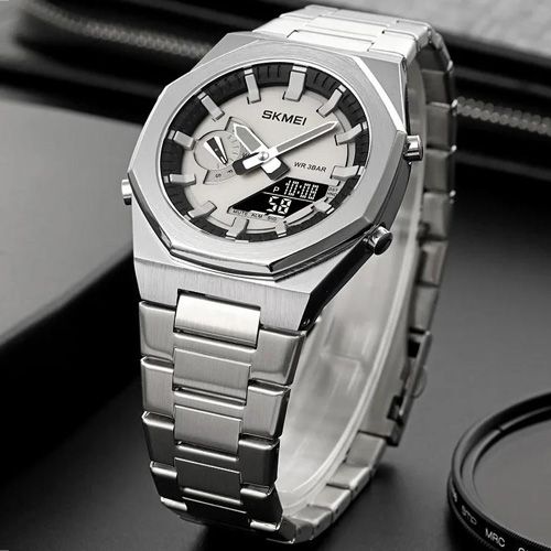 Ручний годинник SKMEI 1816SIBK SILVER