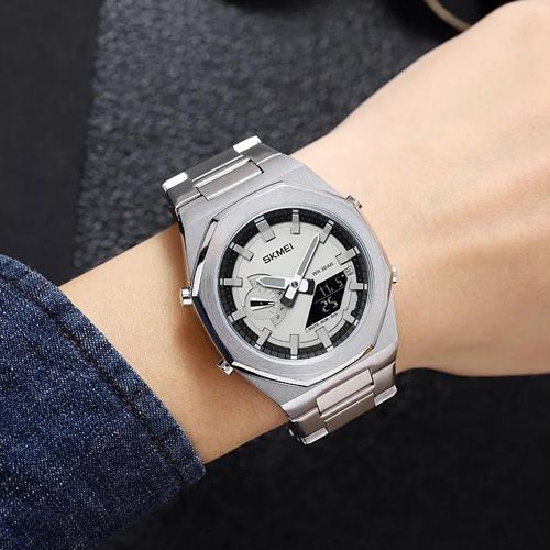 Ручний годинник SKMEI 1816SIBK SILVER