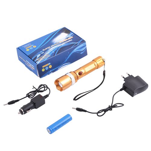 Тактический Фонарик Police BL-8626 Gold