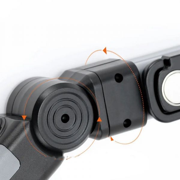 Фонарик поворотный 1500 мАч на аккумуляторе с USB, на магните с крючком Multifunctional Worklight