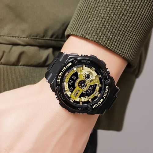 Часы наручные 2101BKGD SKMEI, BLACK/GOLD (10310)