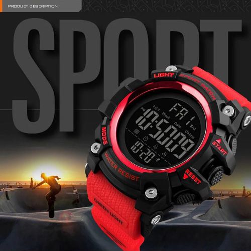 Часы наручные 1384RD SKMEI, RED(10248)