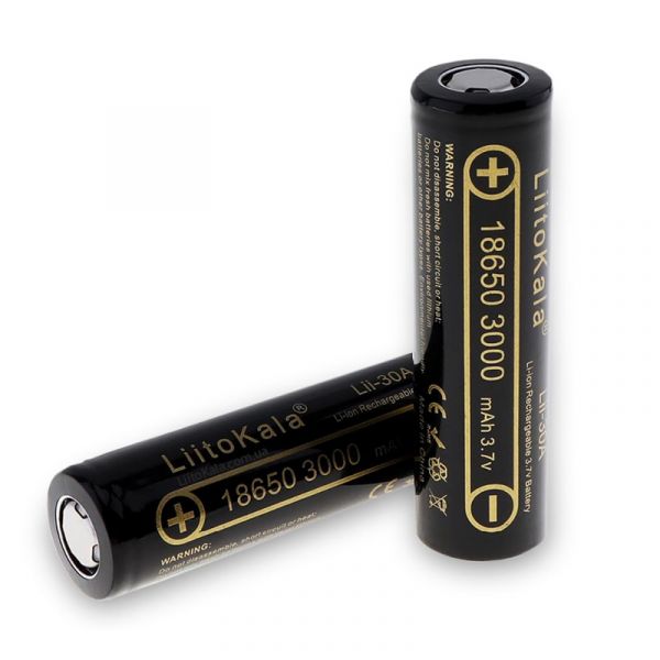 Акумуляторна батарея 18650 LiitoKala Lii-30A 3000 mAh