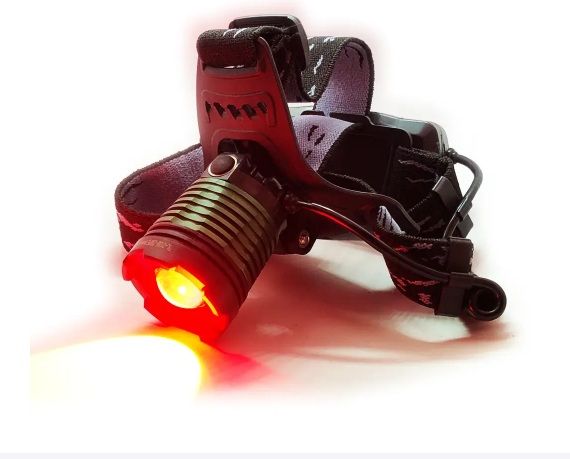 Фонарь налобный Police 2188-2XPE (white+red)