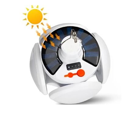 Фонарь-лампа аккумуляторная BL 2029 + SOLAR на солнечной батарее