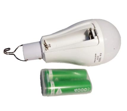 FA 3820 Лампочка з аккумулятором 2 x 18650 роз'єм micro usb 5v 