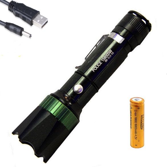 Ліхтар тактичний Bailong HB-313-T6 USB V2