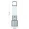 Фонарь + светильник CH-23051-3W+SMD, Li-Ion аккум., карабин-кемпинг, ЗУ Type-C