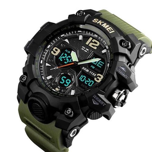 Часы наручные 1155BAG SKMEI, ARMY GREEN (9290)