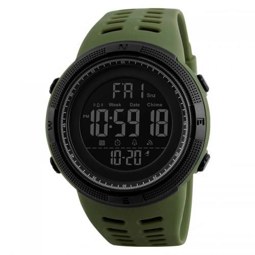 Годинник наручний 1251AG SKMEI, ARMY GREEN (6023)