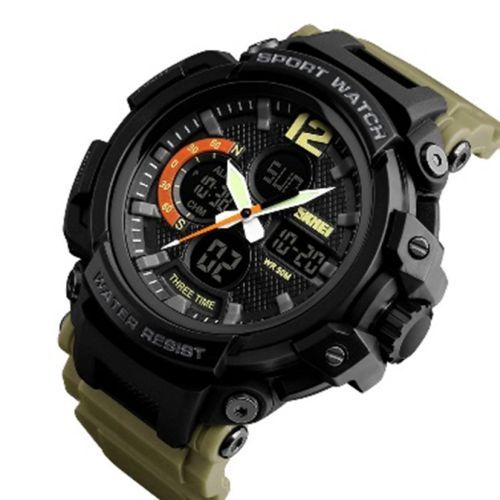Часы наручные 1343KH SKMEI, KHAKI (9746)