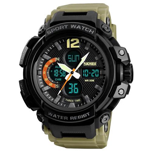 Часы наручные 1343KH SKMEI, KHAKI (9746)