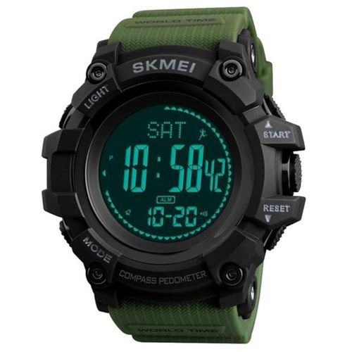 Годинник наручний 1356AG SKMEI, ARMY GREEN, Compass (9748)