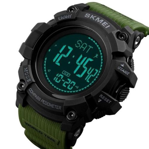 Годинник наручний 1356AG SKMEI, ARMY GREEN, Compass (9748)