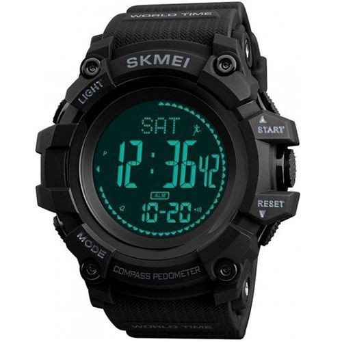 Годинник наручний 1356BK SKMEI, BLACK, Compass (9749)