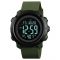 Часы наручные 1426AGBK SKMEI, ARMY GREEN-BLACK, ABS RING (6018)