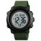 Годинник наручний 1434AGWT SKMEI, ARMY GREEN-WHITE, ABS RING (9752)