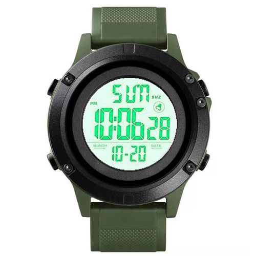 Часы наручные 1508AGWT SKMEI, ARMY GREEN-WHITE (9758)