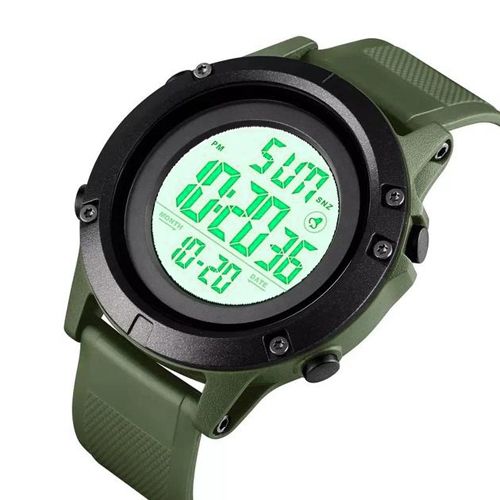 Часы наручные 1508AGWT SKMEI, ARMY GREEN-WHITE (9758)